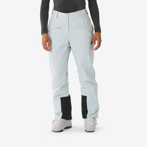 Pantalón de esquí y snowboard cálido y transpirable mujer, Pant 500 azul