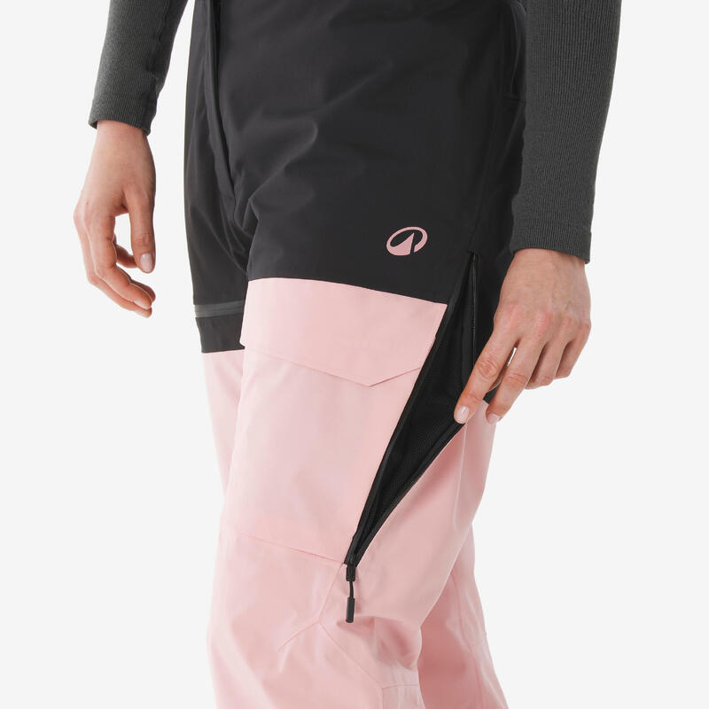 Kadın Kayak/Snowboard Pantolonu - Pembe - 500 AM
