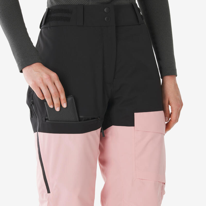 Kadın Kayak/Snowboard Pantolonu - Pembe - 500 AM