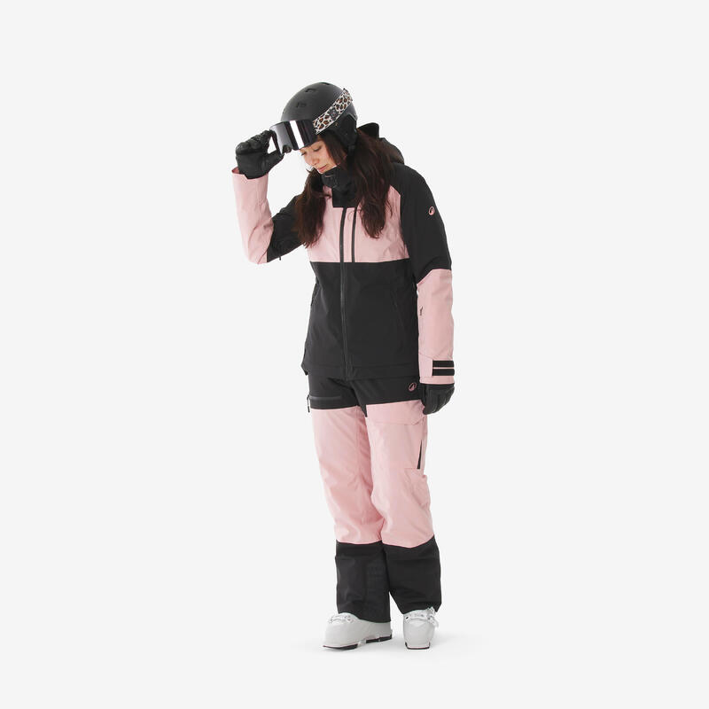 Kadın Kayak/Snowboard Pantolonu - Pembe - 500 AM