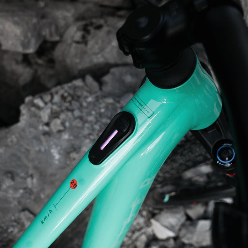 Bicicletă MTB electrică 26" 9-12 ani E EXPL 900 Verde Copii