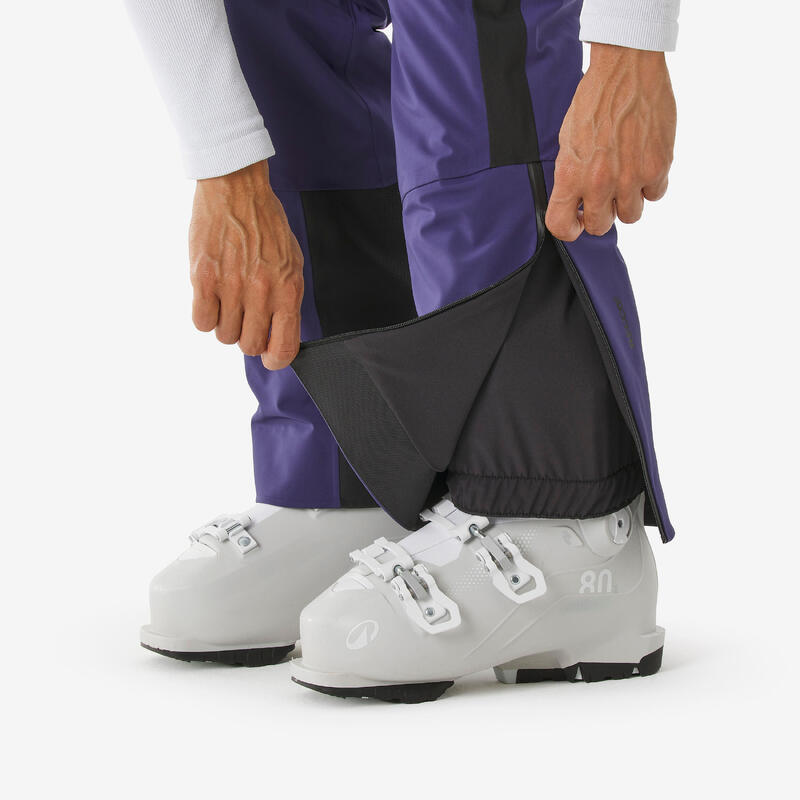 Pantalon de schi călduros și foarte respirant 900 mov damă