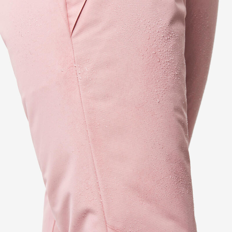 Pantalon de schi și snowboard SNB 500 rezistent și impermeabil roz damă