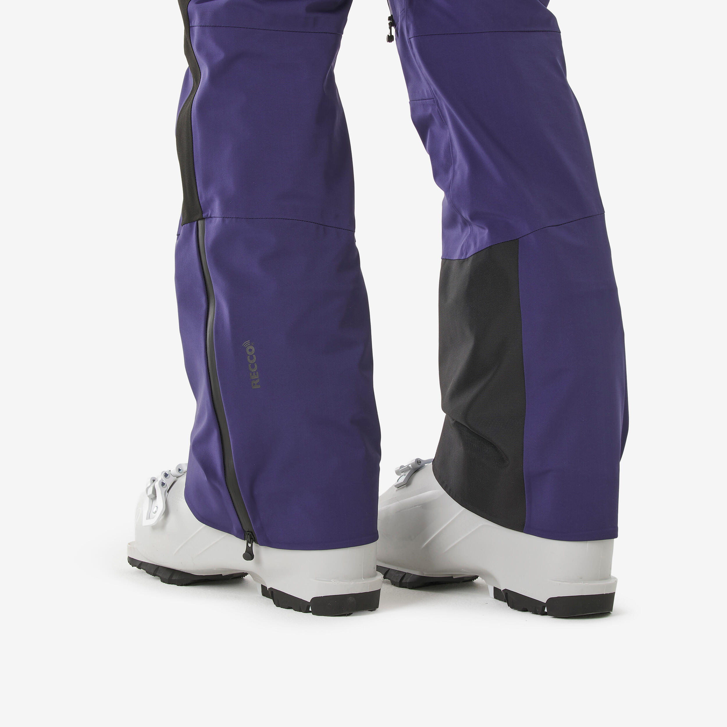 Warme en zeer goed ademende skibroek voor dames 900 paars 10/13