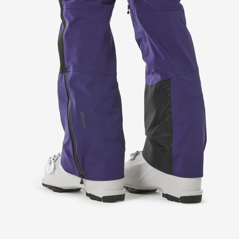 Pantalon de schi călduros și foarte respirant 900 mov damă