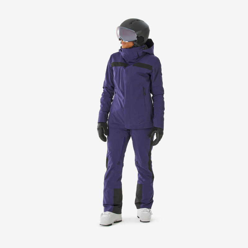 Pantalon de schi călduros și foarte respirant 900 mov damă