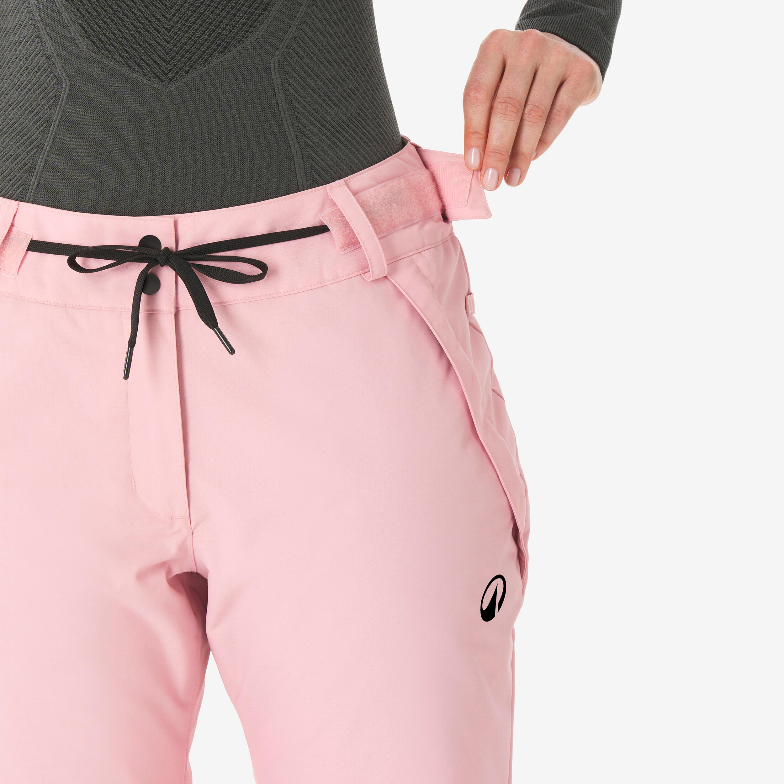 Pantalon de ski et snowboard résistant et imperméable femme, SNB 500 rose 7/12