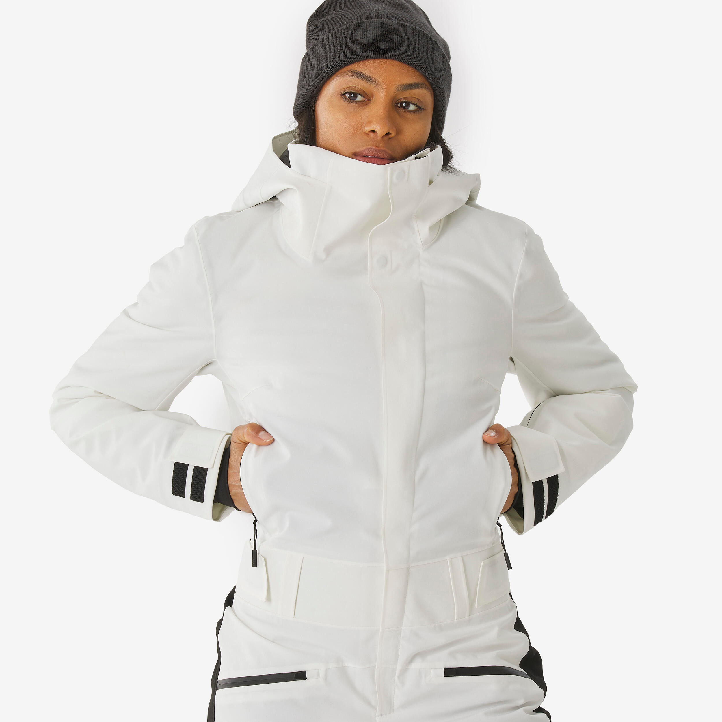 Tuta sci donna SUIT 500 bianca 3/13