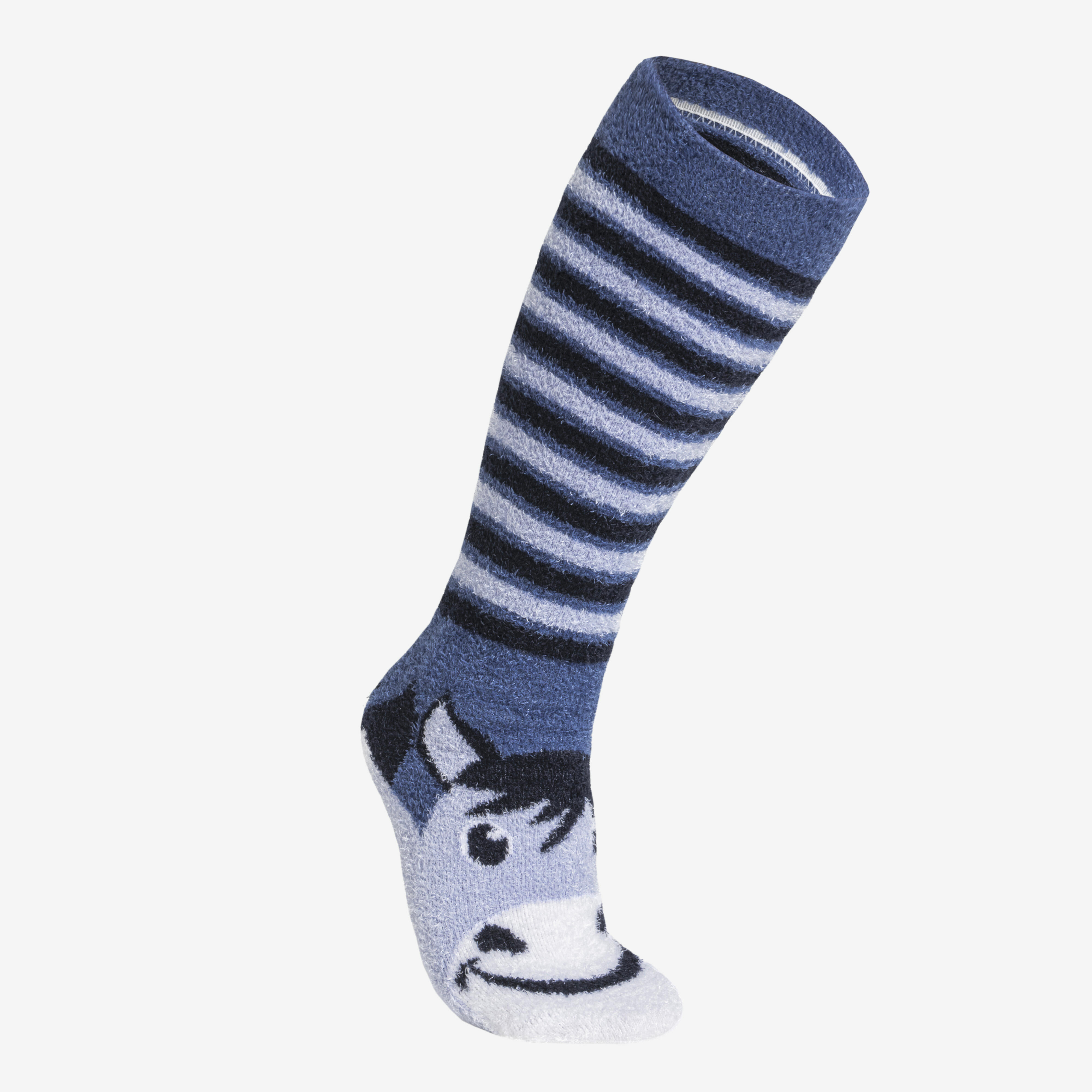 Șosete călduroase echitație Mărimea 32-37 SWEET & WARM Albastru