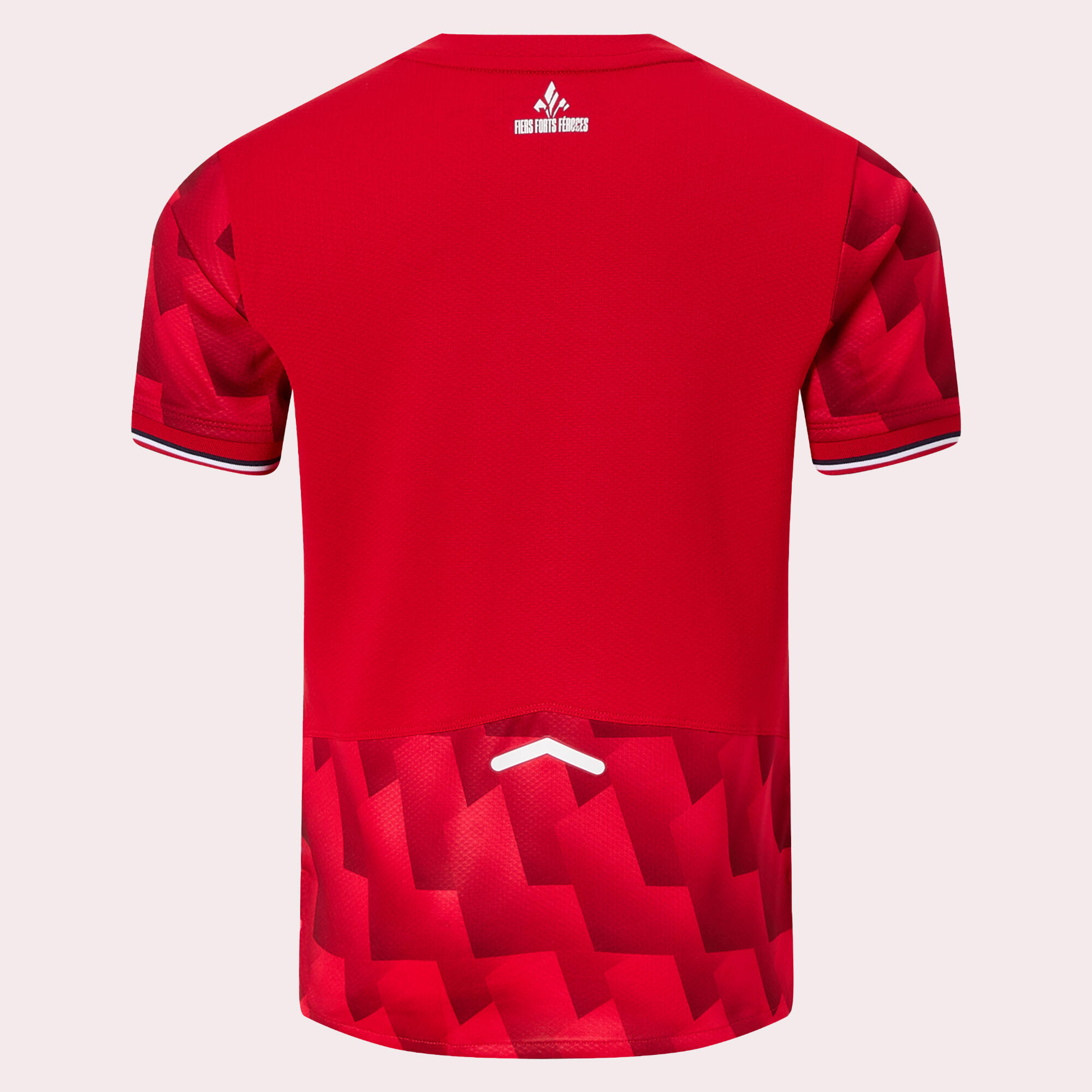MAILLOT LOSC DOMICILE ADULTE 2025/2026 ROUGE BLANC 3/11