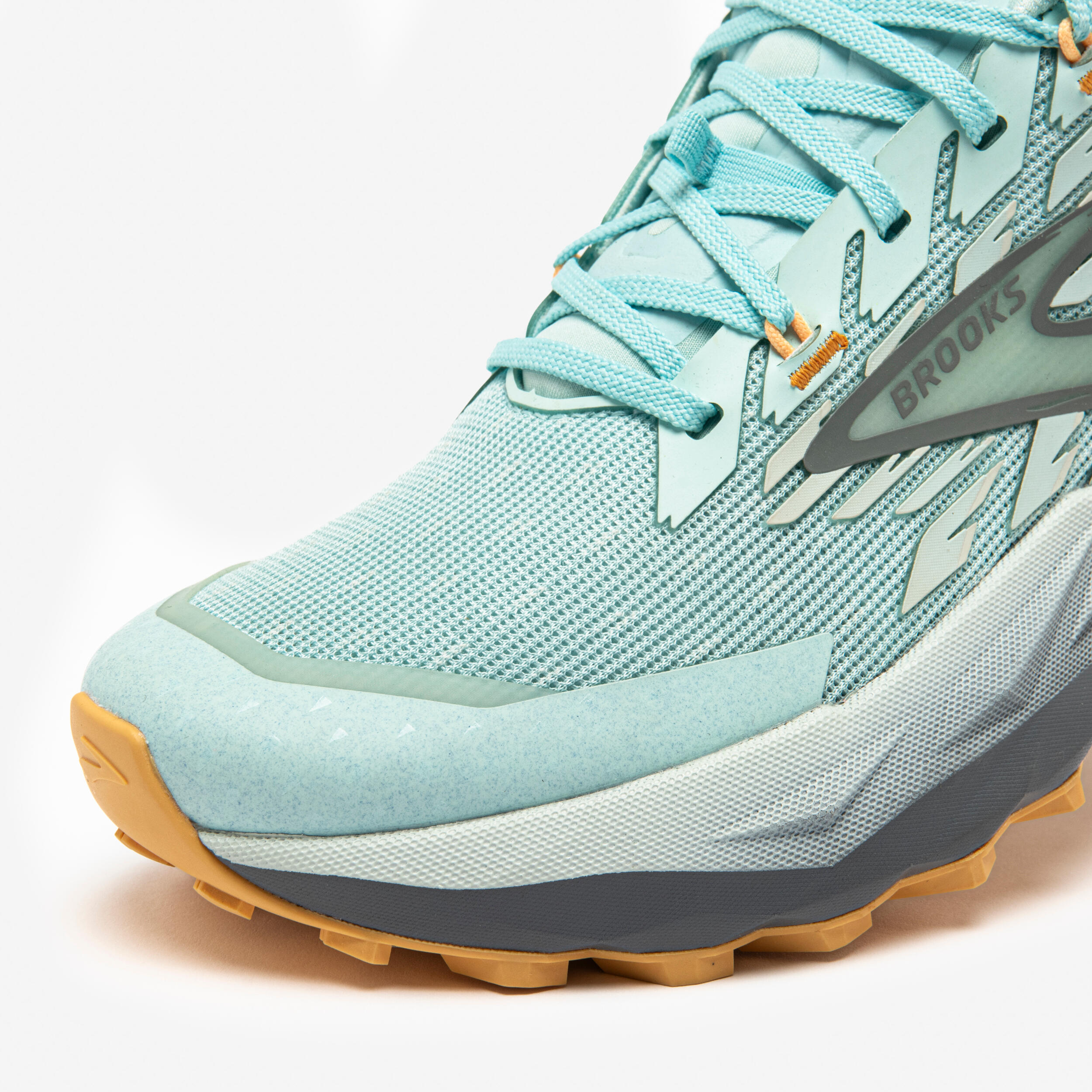 Zapatillas de trail running mujer, Brooks Cascadia 19 verde  4/7