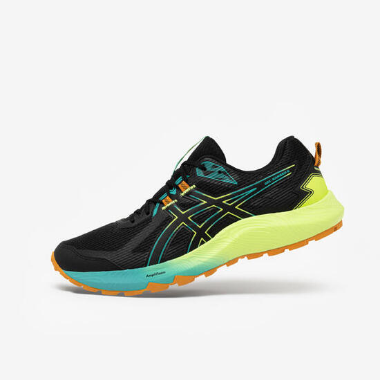Zapatillas de Trail Running Hombre, Asics Gel Kanaku 6 negro amarillo