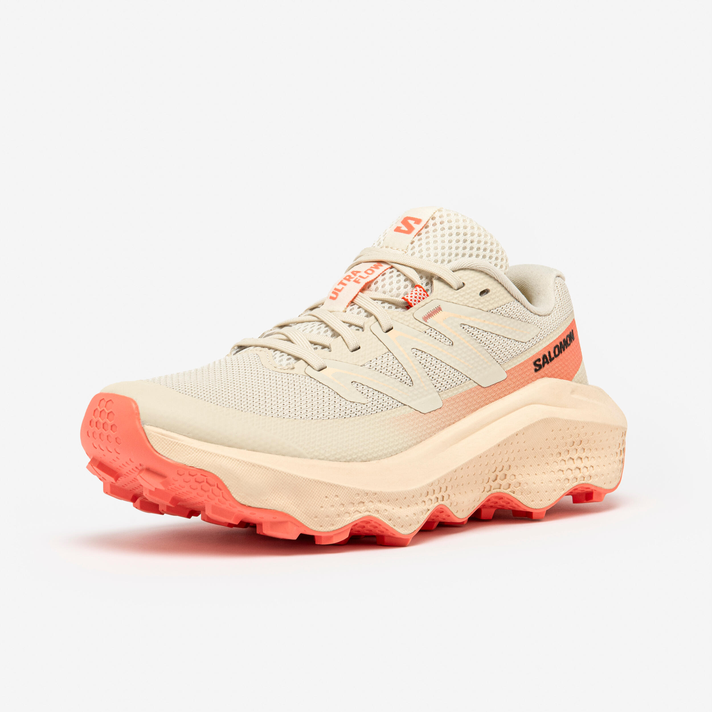 Scarpe trail donna Salomon ULTRA FLOW 2 rosa-beige 3/7