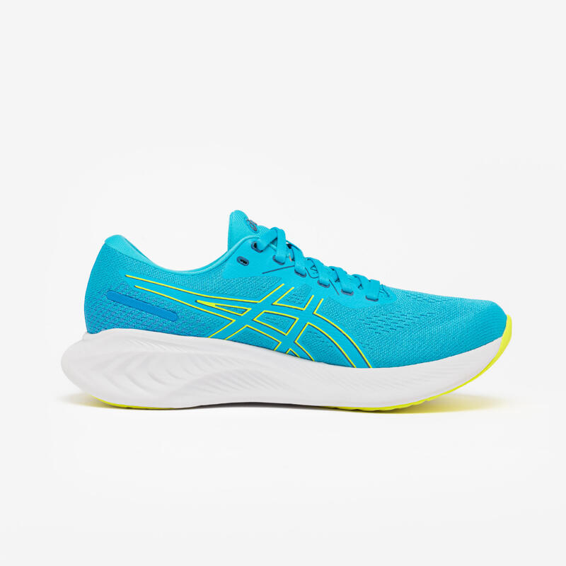 Hardloopschoenen voor heren GEL-Stratus knit 4 blauw turquoise wit