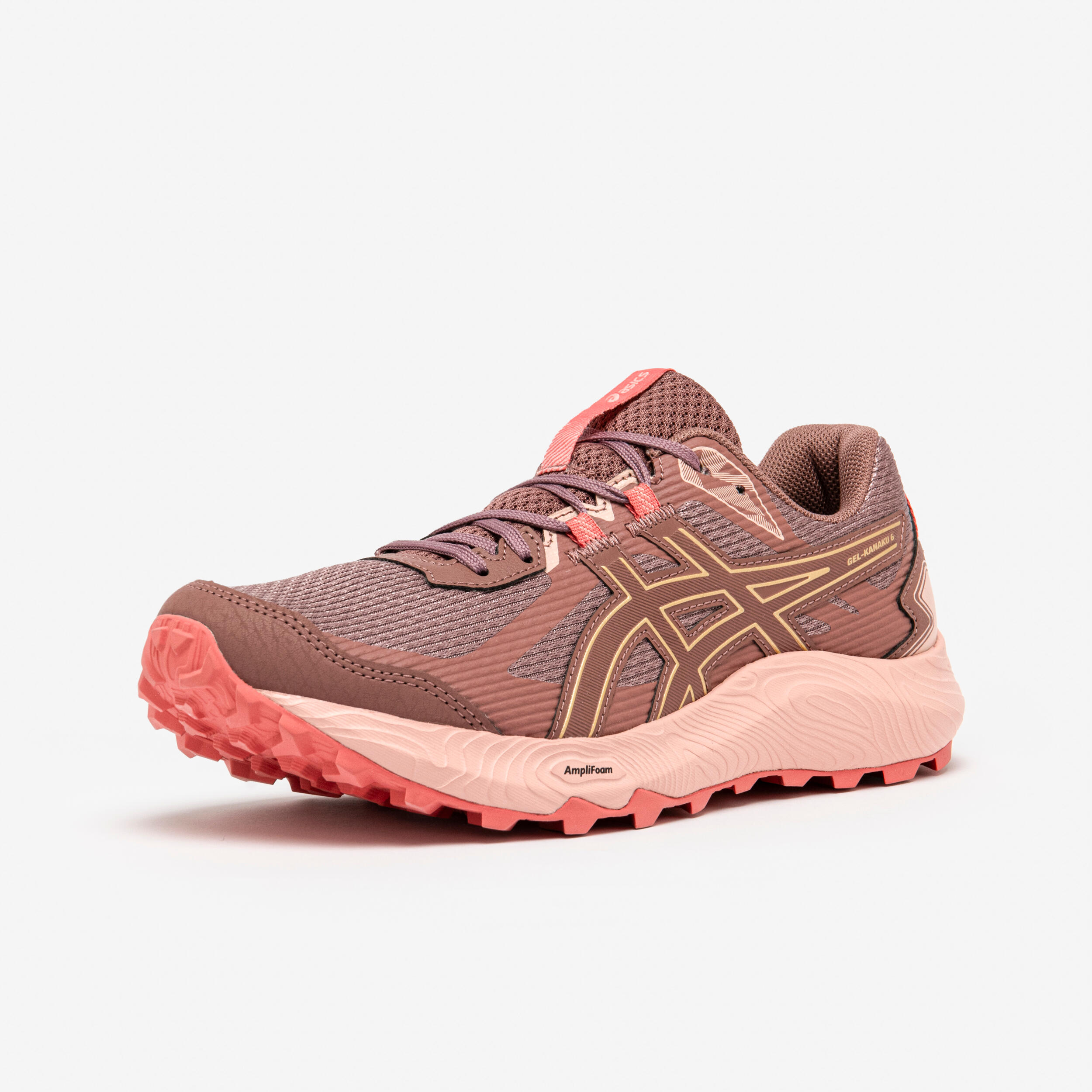 Women's Trail Running Shoes, Asics Gel Kanaku 6 pink 3/7