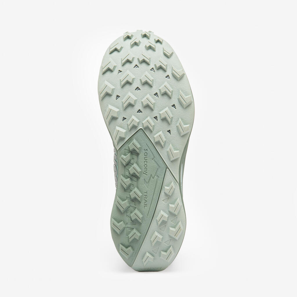 Women's Trail Running Shoes - Saucony Peregrine 15 - Green