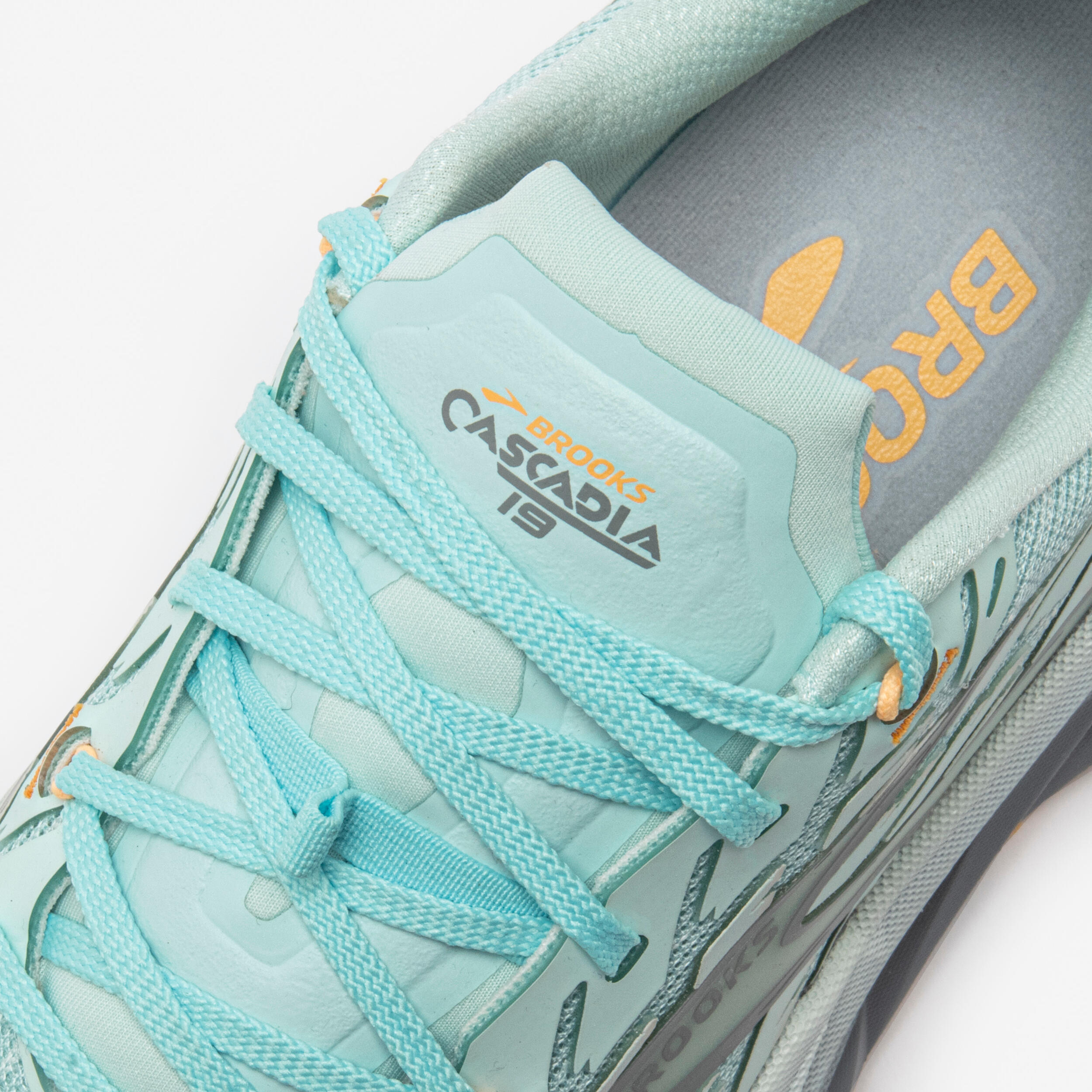 Zapatillas de trail running mujer, Brooks Cascadia 19 verde  5/7