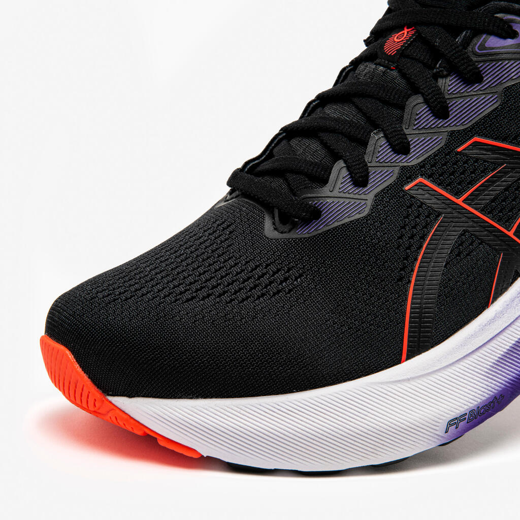 Moški tekaški copati, Asics Superion 8, črni/vijolični