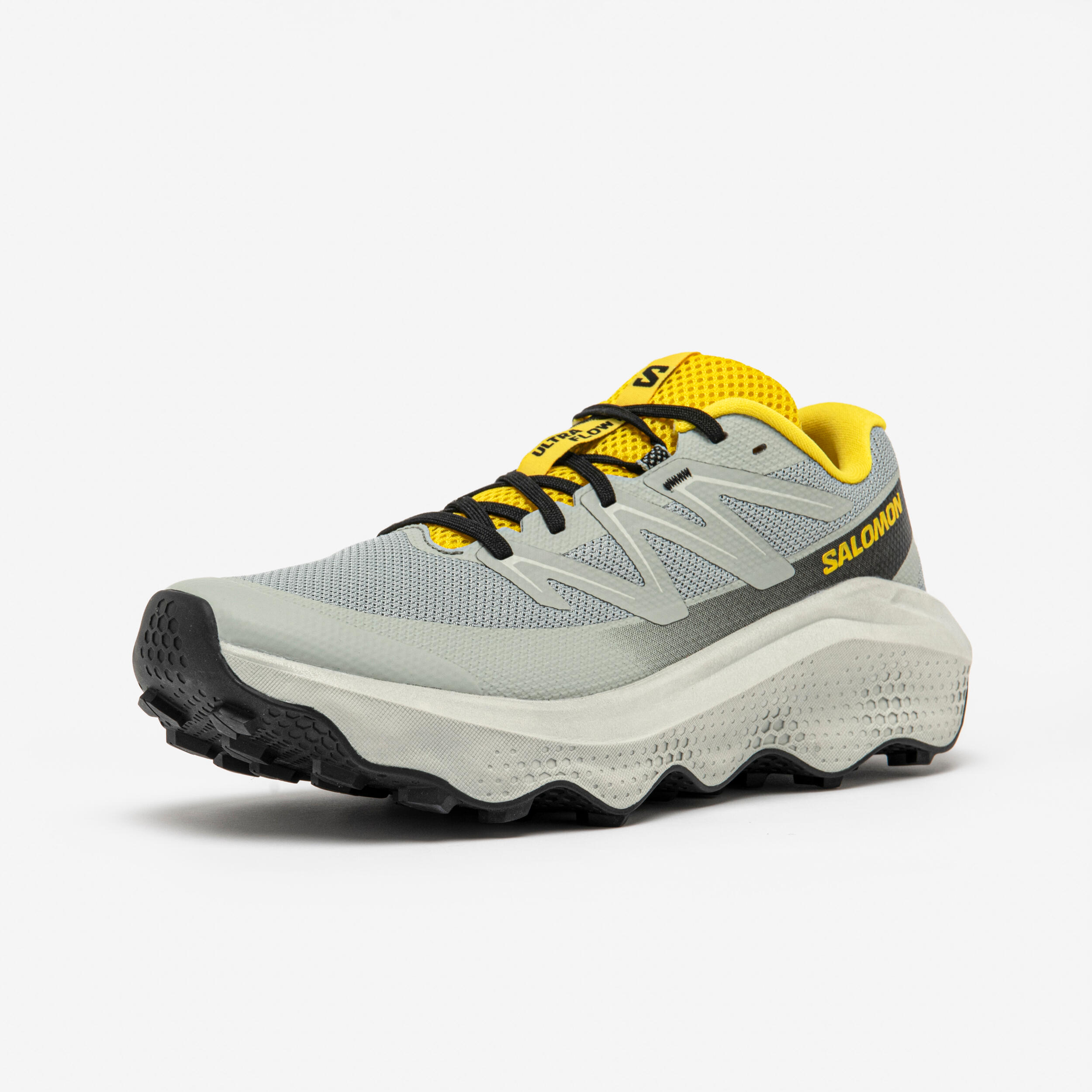 Men's Trail Running Shoes, Salomon Ultraflow 2 grey 4/8