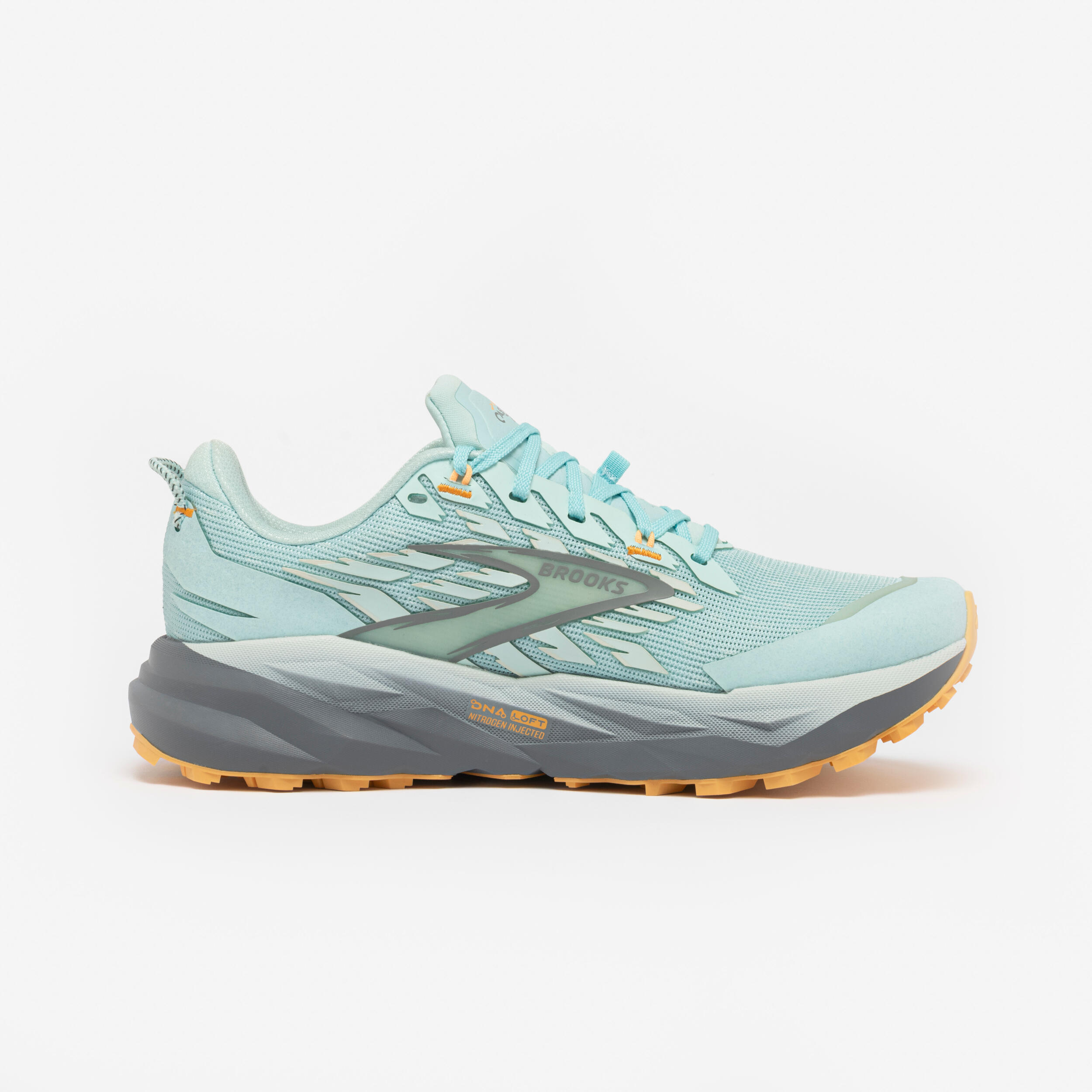Zapatillas de trail running mujer, Brooks Cascadia 19 verde  2/7