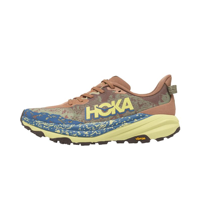 Chaussures de Trail Running Homme, Hoka Speedgoat 6 Beige