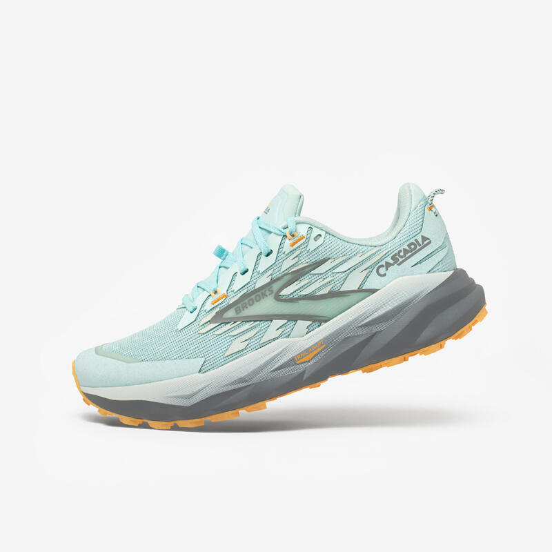 Chaussures de Trail Running Femme, Brooks Cascadia 19 vert
