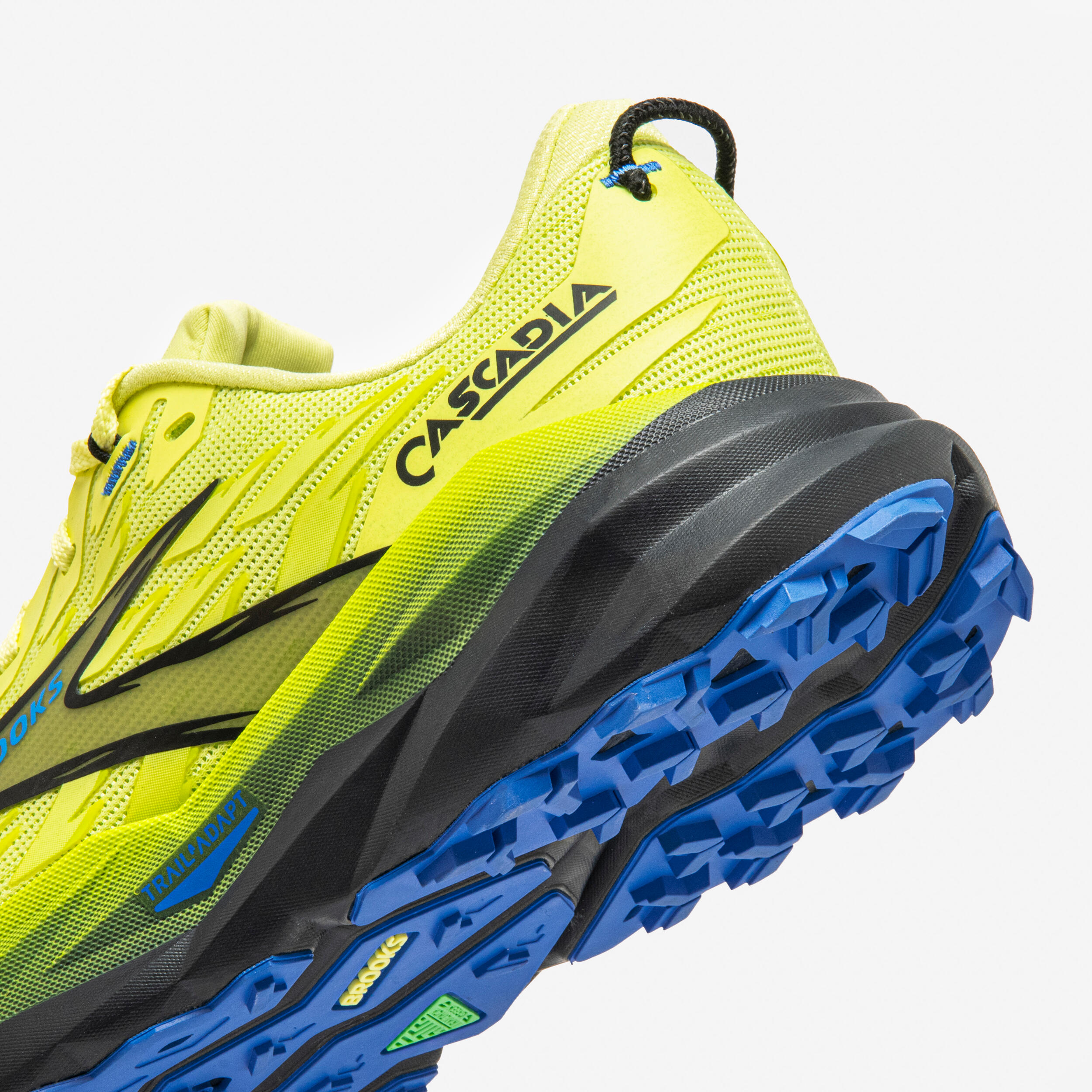 Men's Trail Running Shoes, Brooks Cascadia 19, Yellow Decathlon