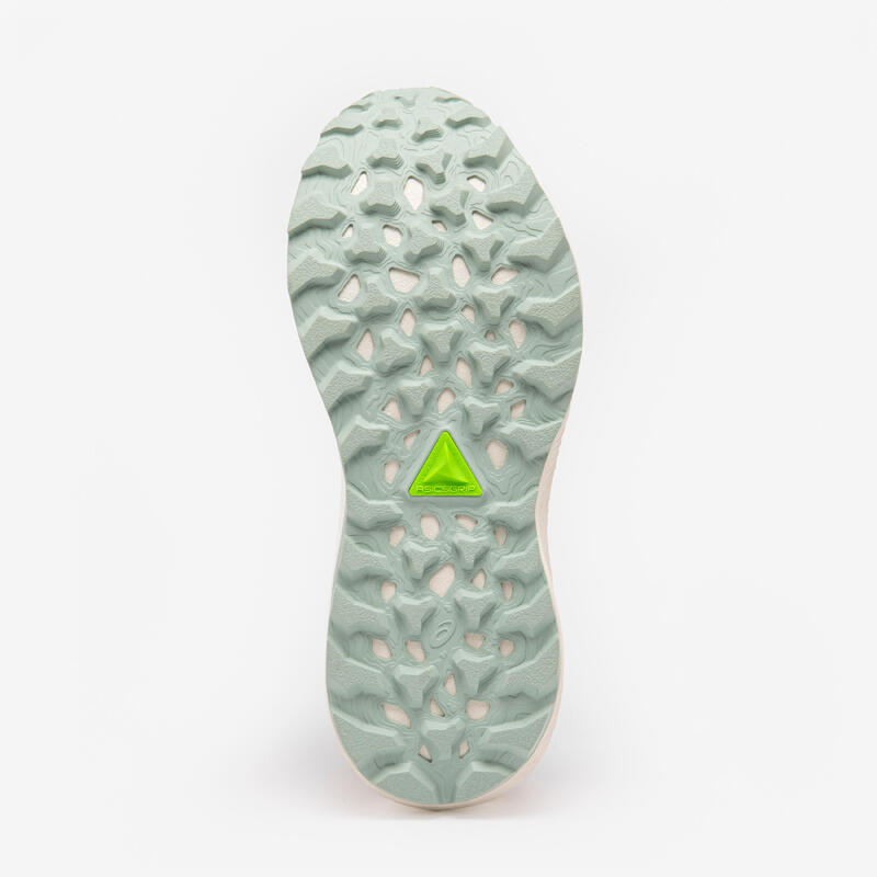 Chaussures de Trail Running Femme, Asics Trabuco Terra 3 roses et grises