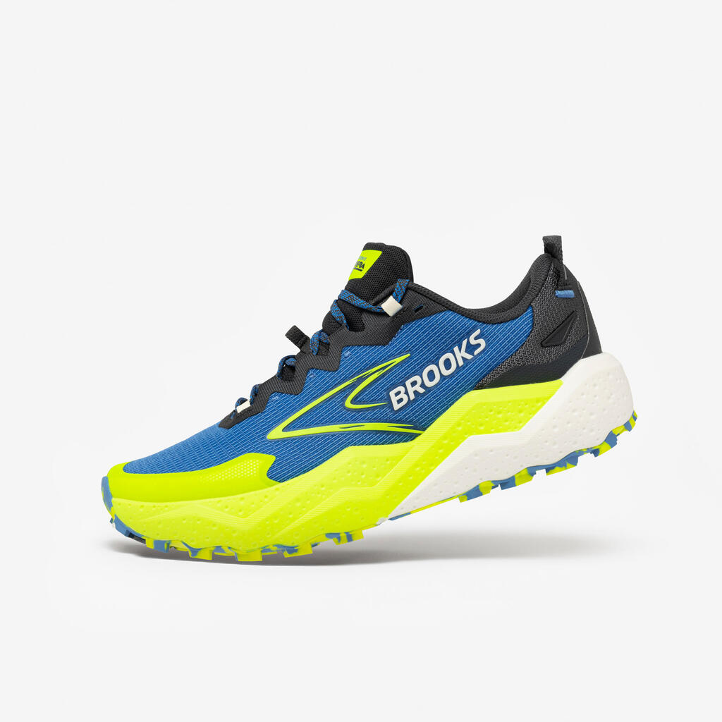 BROOKS Caldera 8 pánska trailová obuv modro-čierno-žltá