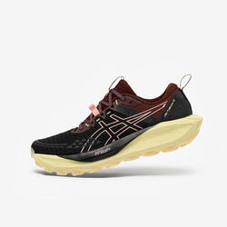Chaussures de Trail Running Femme, Asics Gel Trabuco 13, noires bordeaux