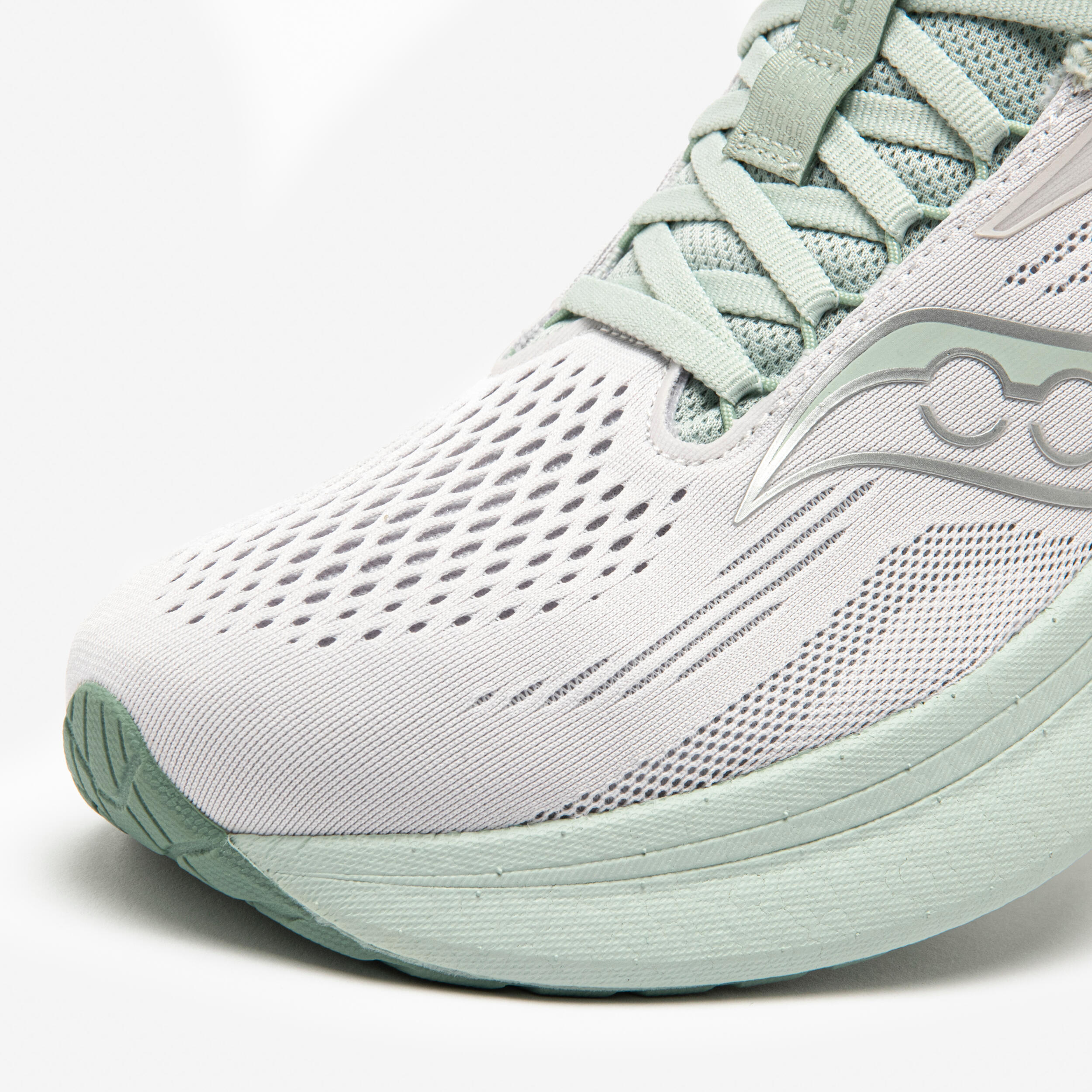 Scarpe running donna Saucony RIDE 18 grigie 4/7