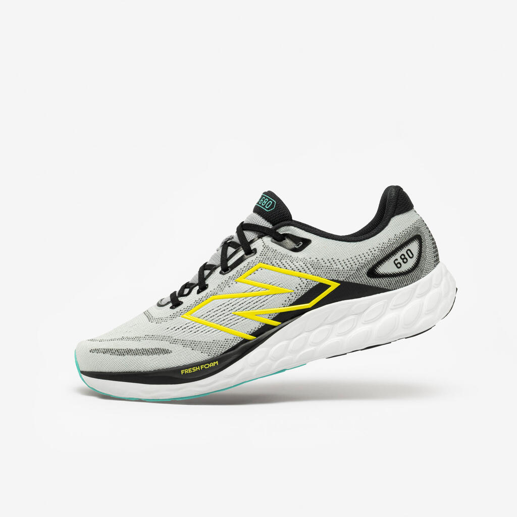 Moški tekaški copati, New Balance Fresh Foam X 680 V8, sivi