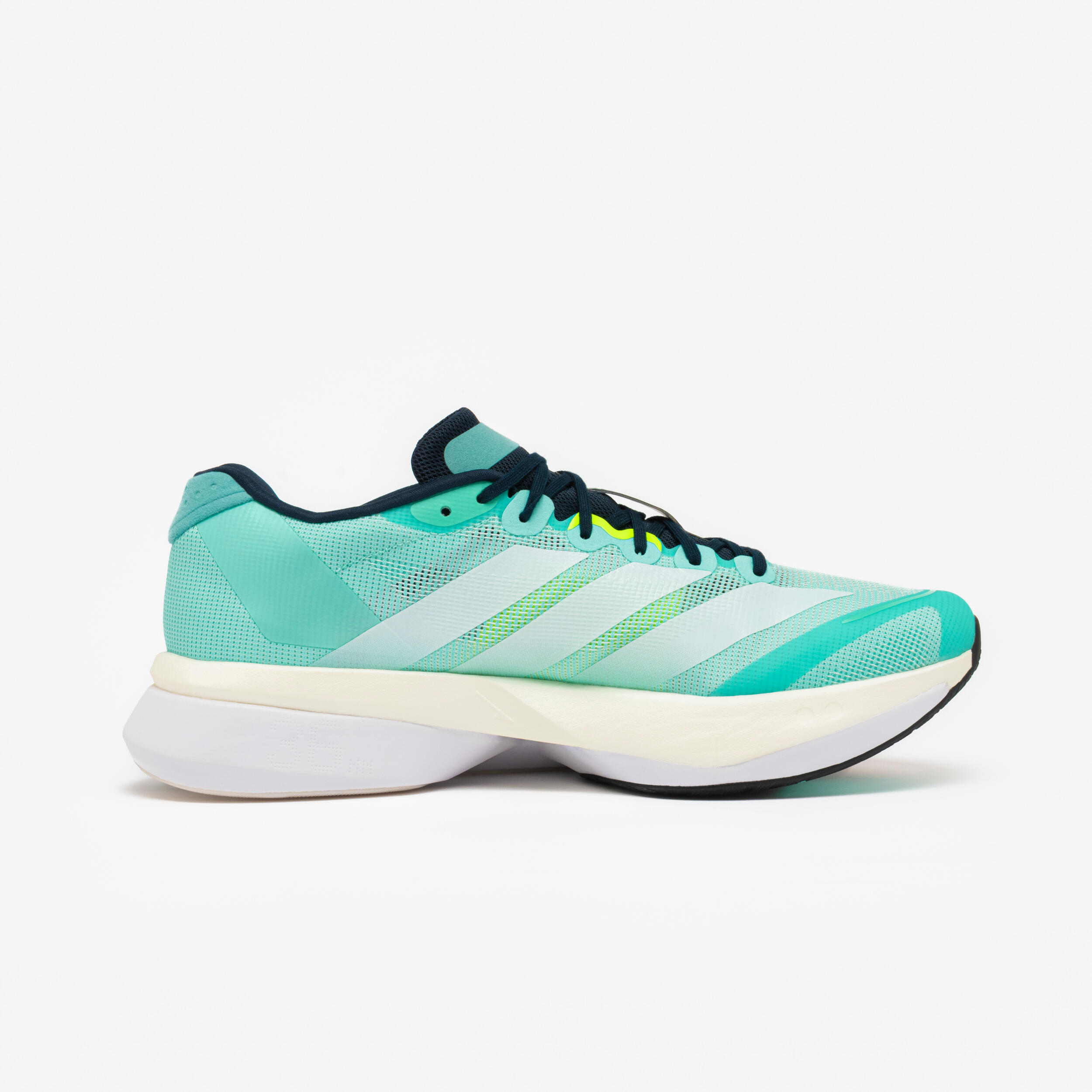 Adidas Men's Running Shoes Adizero Boston 13 Turquoise Decathlon