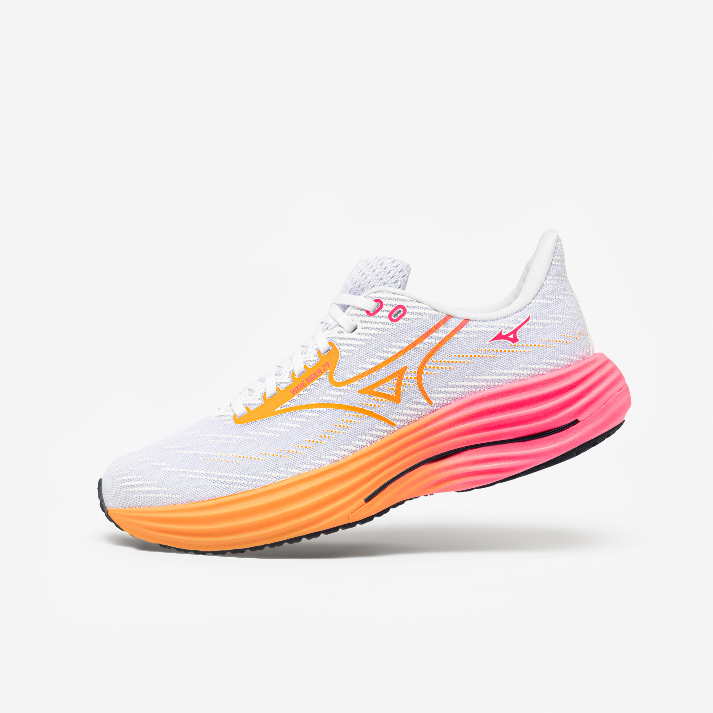 MIZUNO Scarpe running uomo Mizuno WAVE RIDER 29 bianche