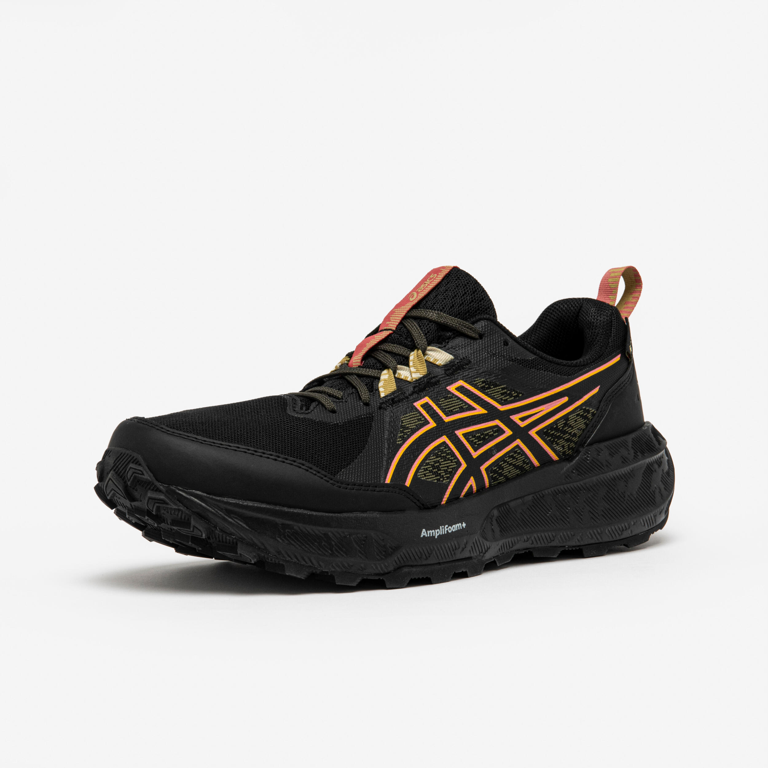 Zapatillas de Trail Running Asics Gel Sonoma 8 GTX GoreTex Mujer - negro y coral 3/7