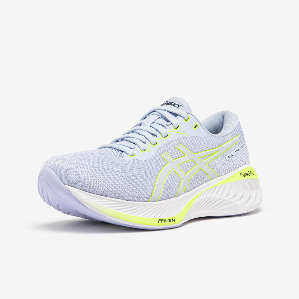 Sieviešu skriešanas apavi “Asics Gel Stratus Knit 4”, lavandas, dzelteni