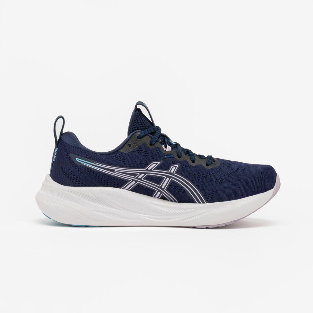 Asics Gel-Pulse 16 ženski tekaški čevlji - črni/beli/vijolični