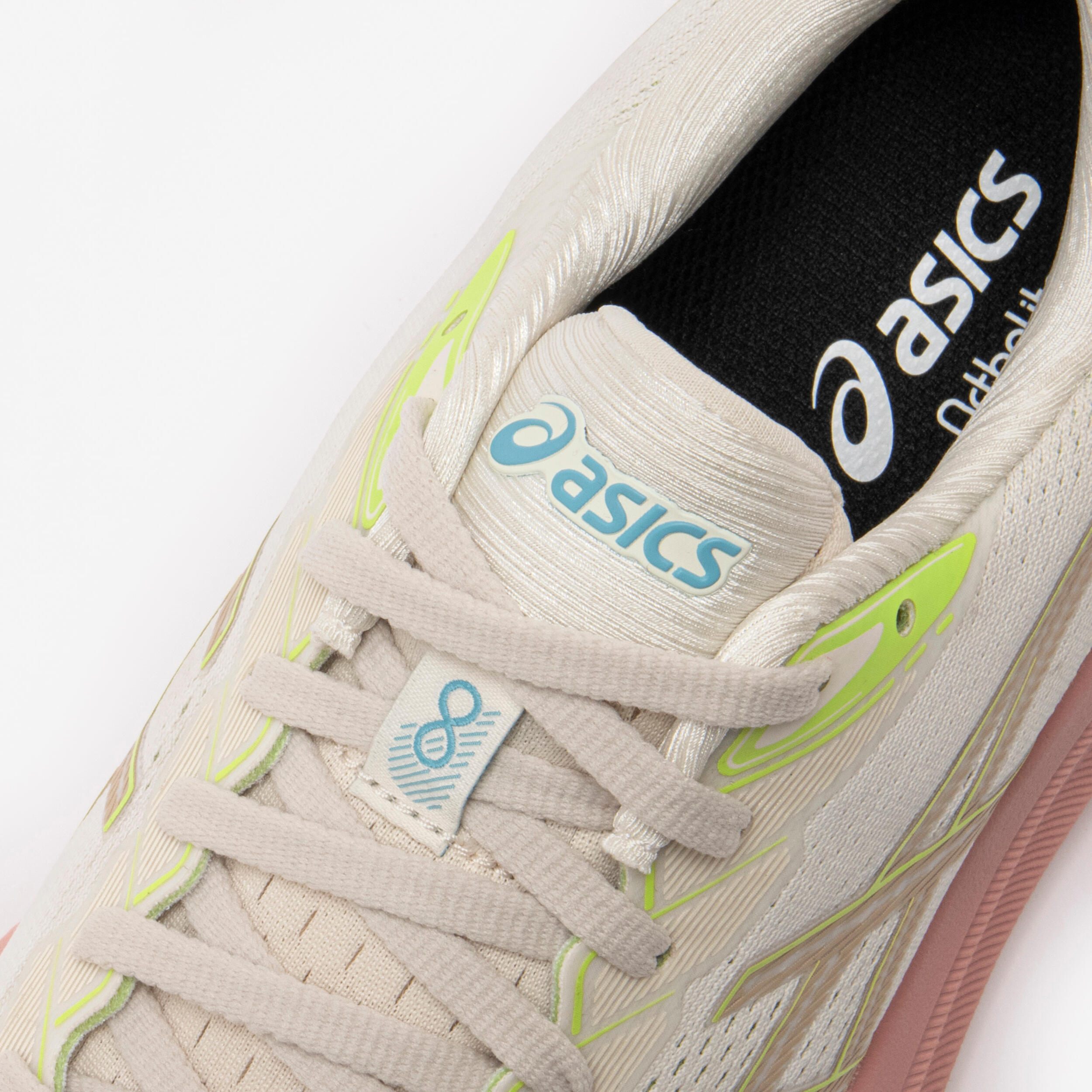 Scarpe running donna Asics GEL SUPERION 8 beige-verde 5/7