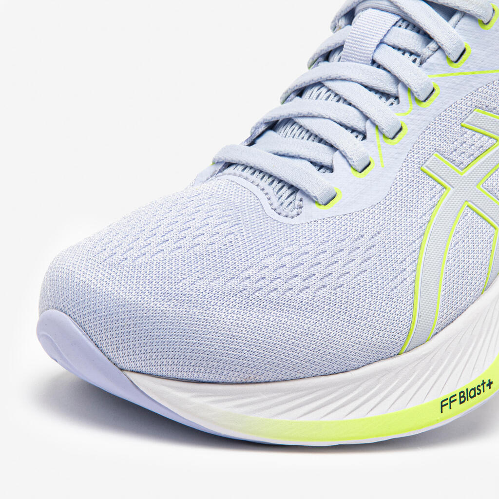 Ženski tekaški copati, Asics gel stratus Knit 4, sivka, rumeni
