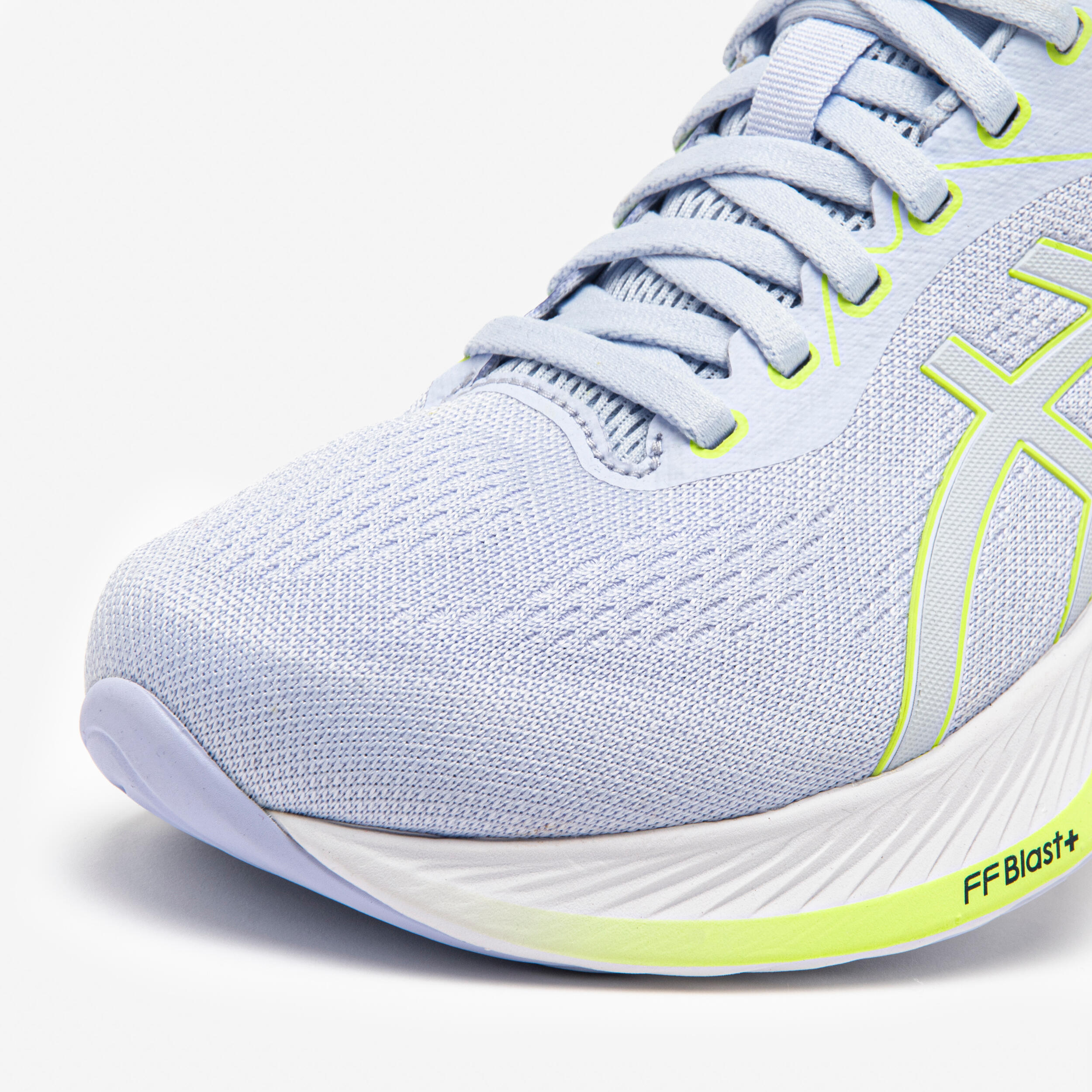 Women's running shoes, Asics gel stratus Knit 4, lavender, yellow 4/7