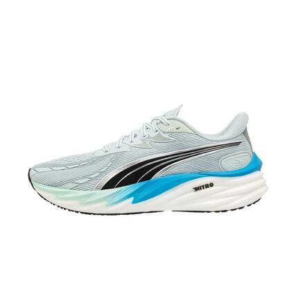 Chaussure de Running Homme, Puma Velocity Nitro 4 - Jaune/Blanc