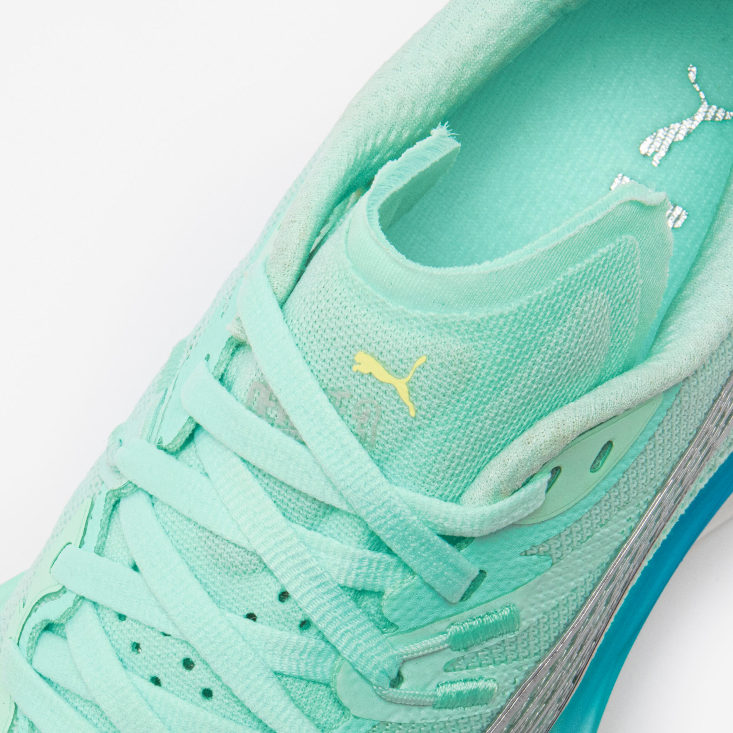 Women's Running Shoes Puma Deviate Nitro 3 - Green 6/8