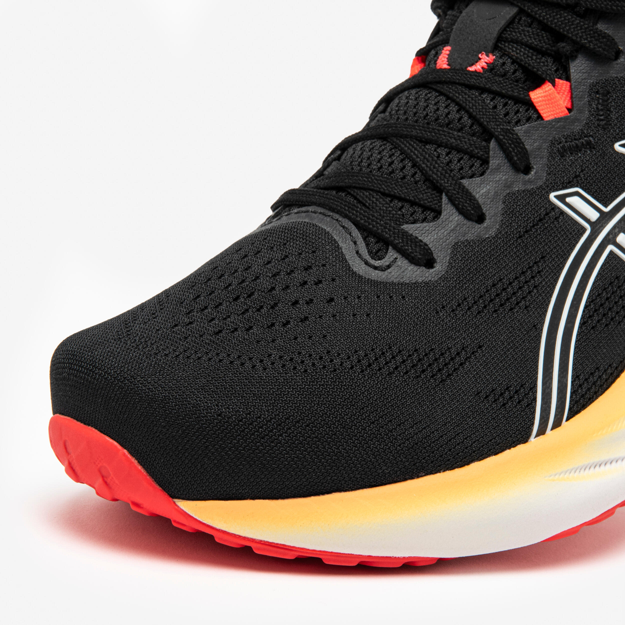 ASICS GEL PULSE 16 MEN's RUNNING SHOES WHITE/ORANGE Decathlon