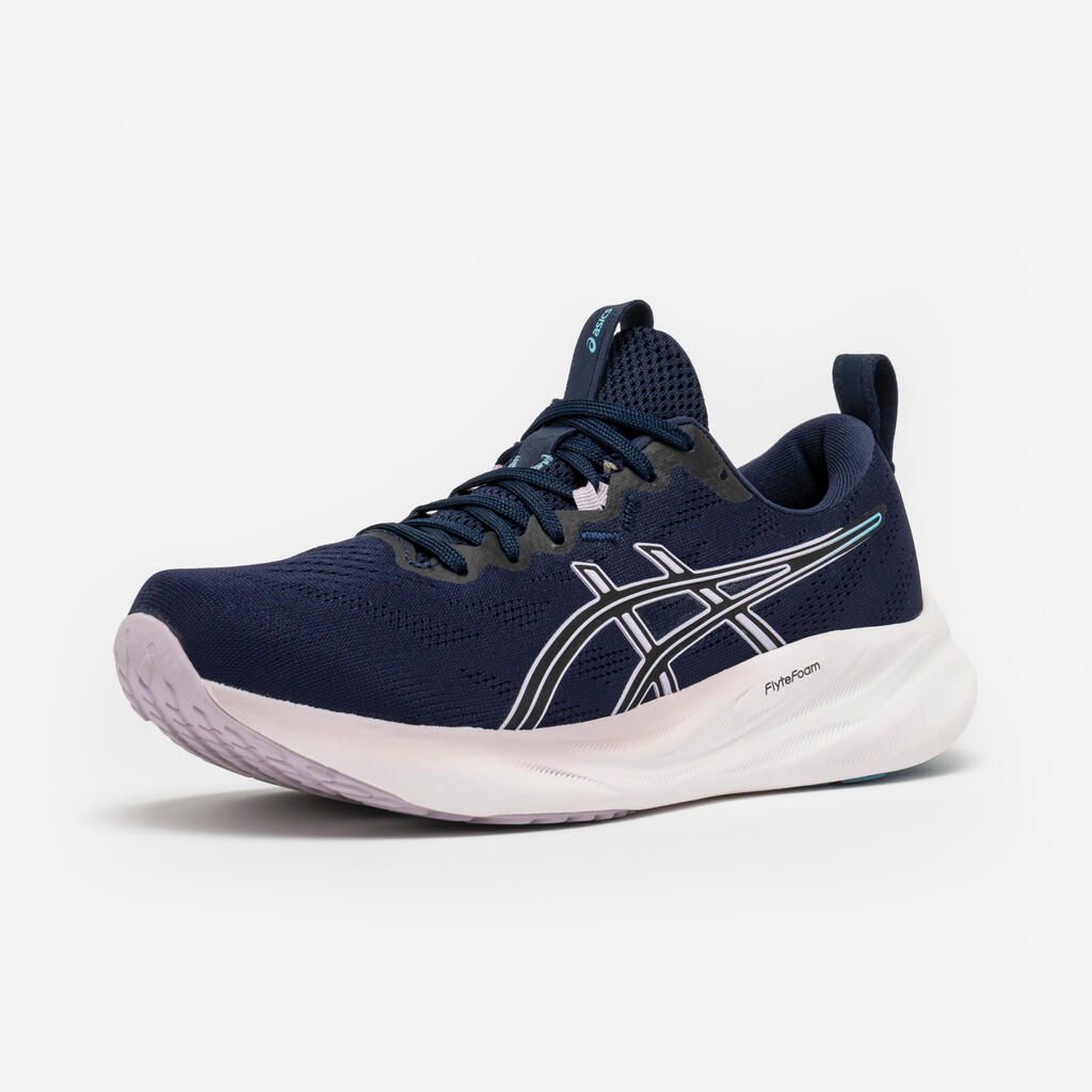 Asics Gel-Pulse 16 ženski tekaški čevlji - črni/beli/vijolični