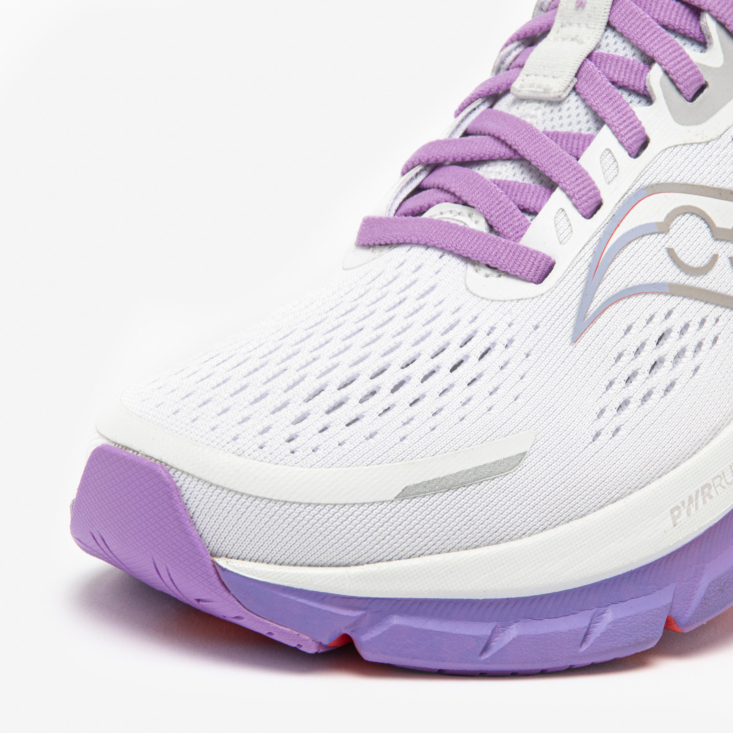 Scarpe running donna Saucony GUIDE 18 bianco-rosa 4/7