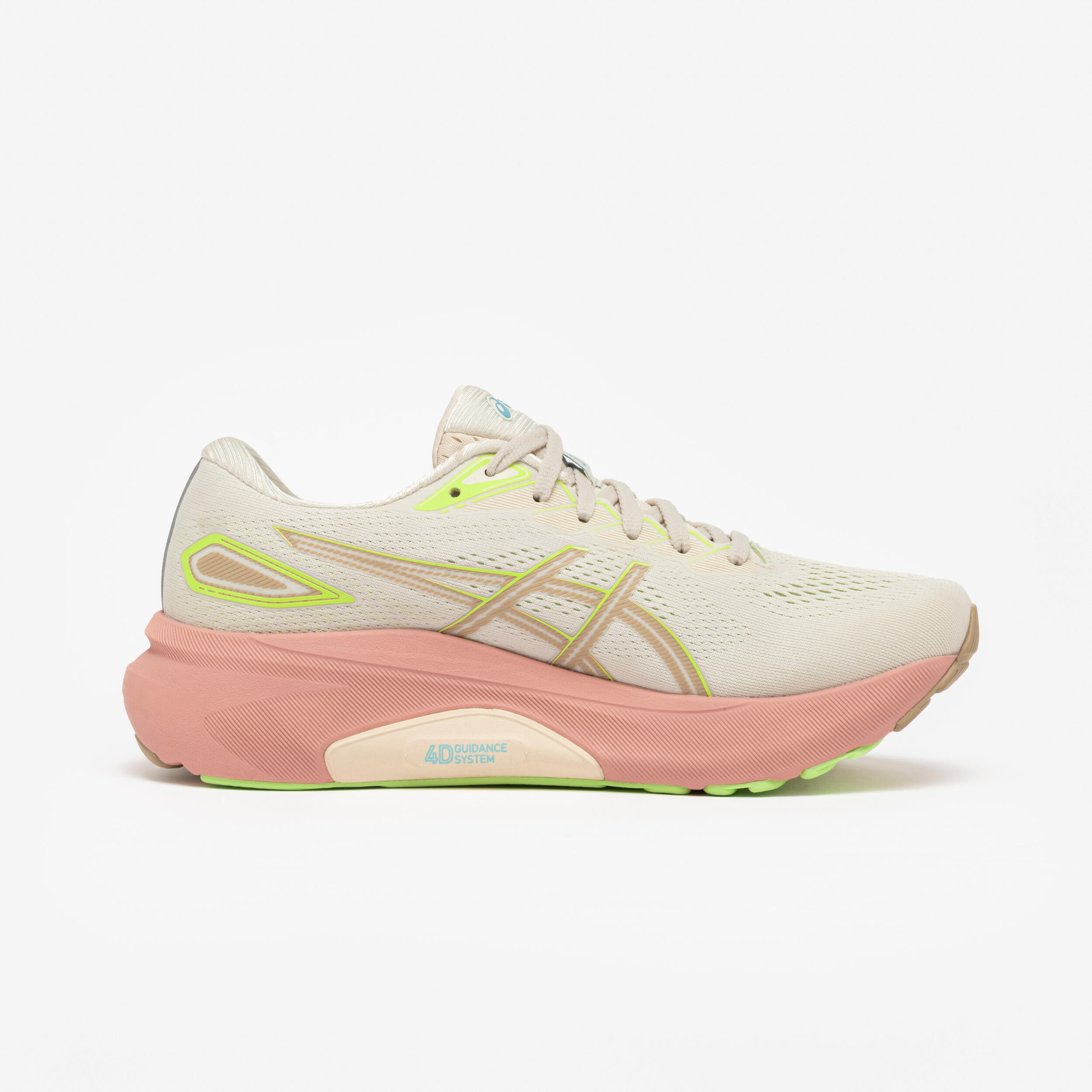 Scarpe running donna Asics GEL SUPERION 8 beige-verde 2/7