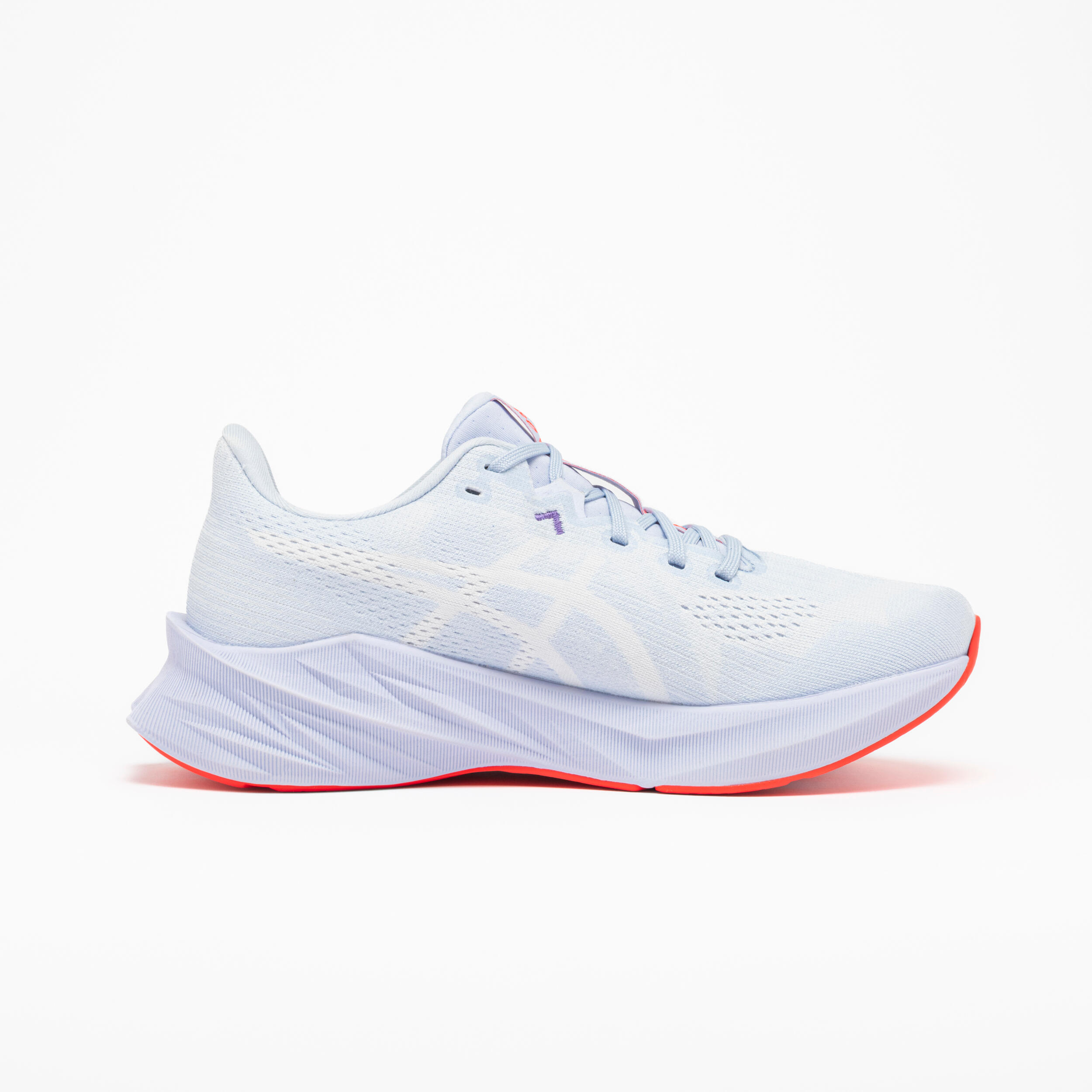 Zapatillas de running mujer, Asics Dynablast lavanda y blanco  2/7