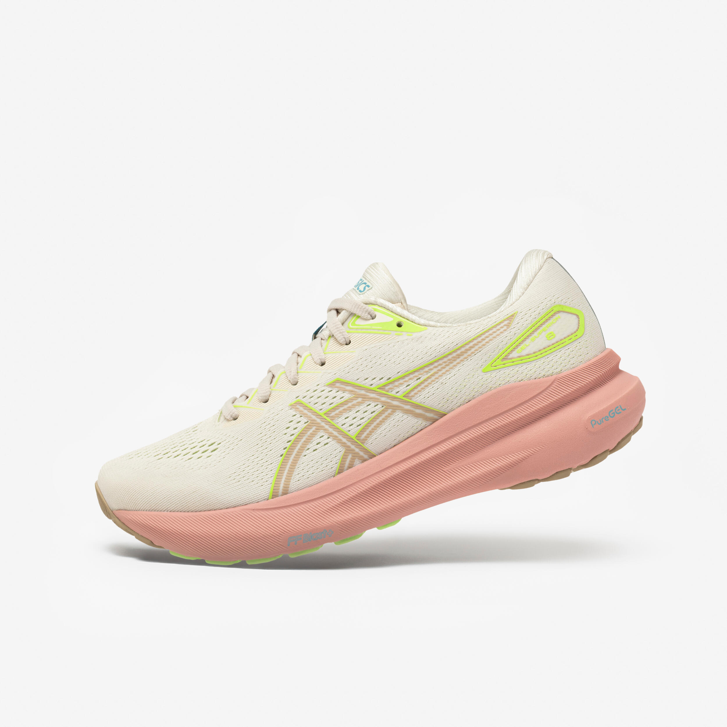 ASICS Scarpe running donna Asics GEL SUPERION 8 beige-verde