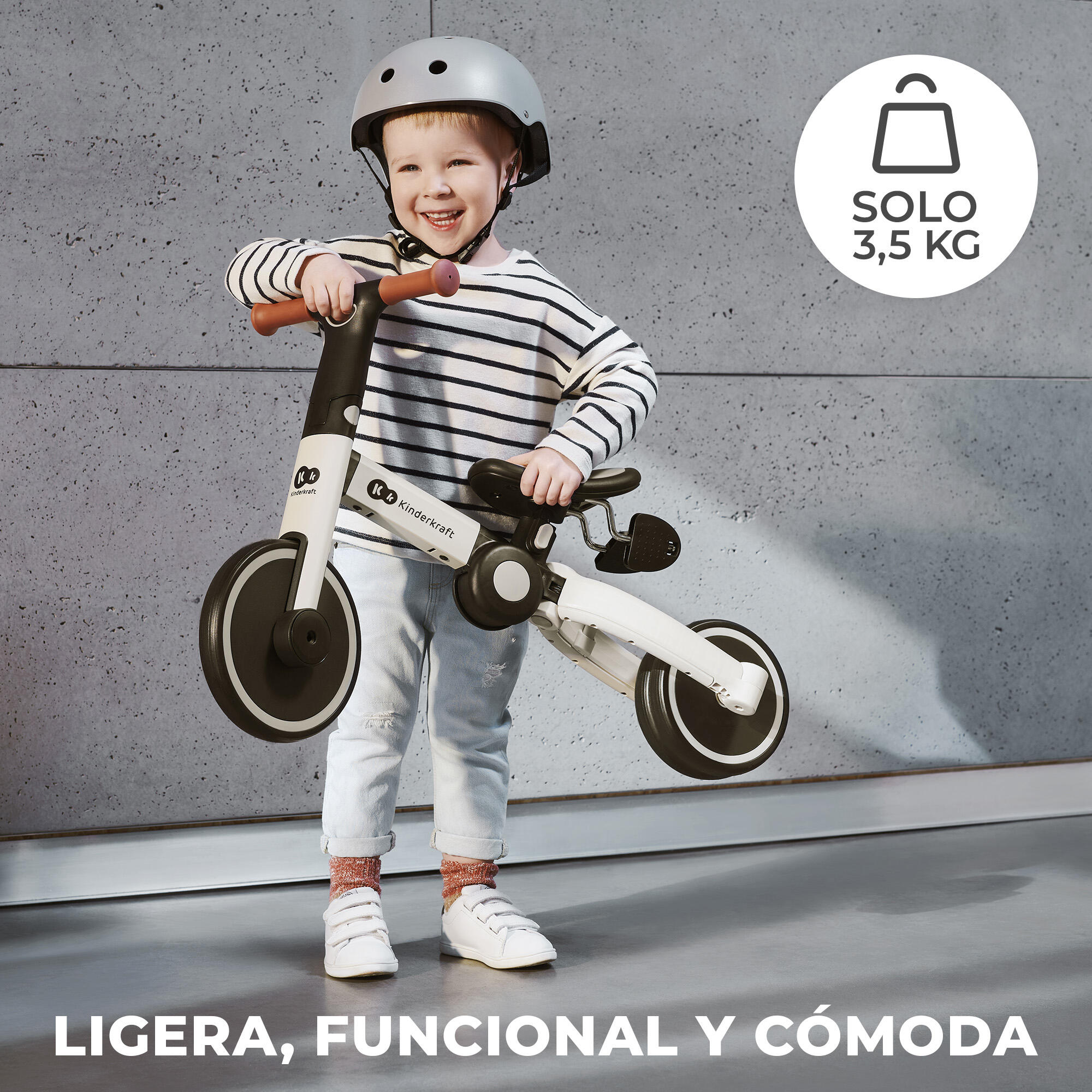 Triciclo-Bicicleta Kinderkraft 4TRIKE 2022 grey - CD 13/13