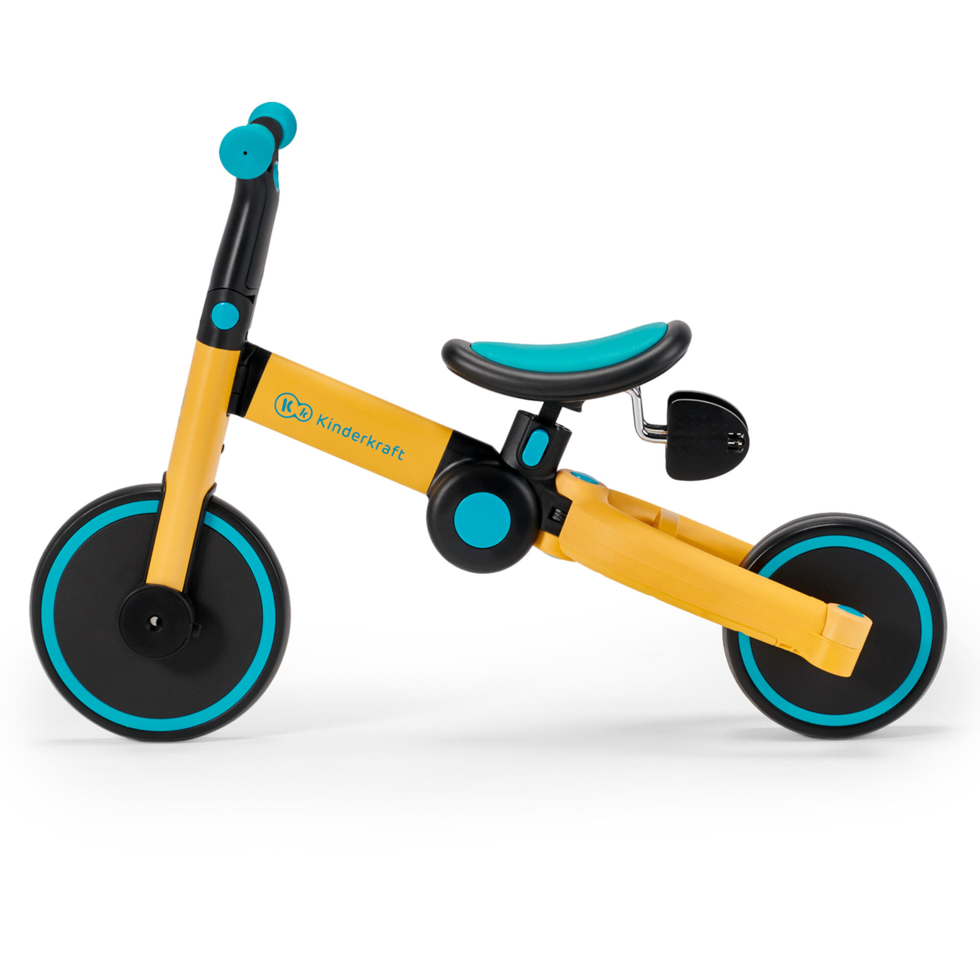 Triciclo-Bicicleta Kinderkraft 4TRIKE 2022 Yellow - CD 3/10